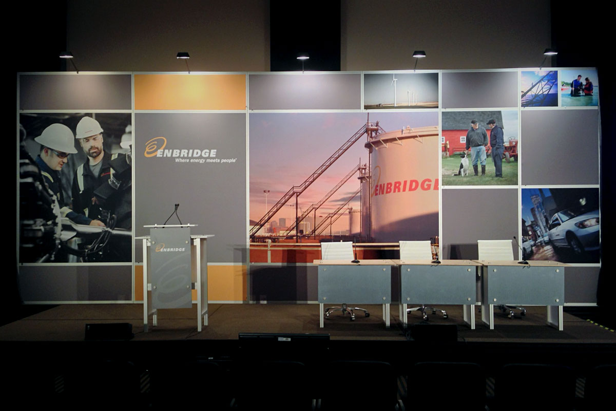 Enbridge - 10' x 30' Modular Stage Set Display