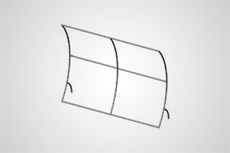 8' x 10' Vertical Curve