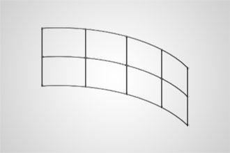 8' x 20' Horizontal Curve