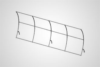 8' x 20' Vertical Curve