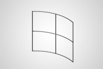 8' x 8' Horizontal Curve