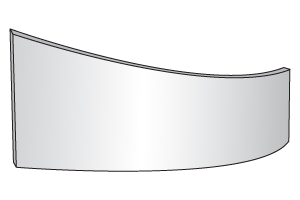 Curved Tapered Rectangle