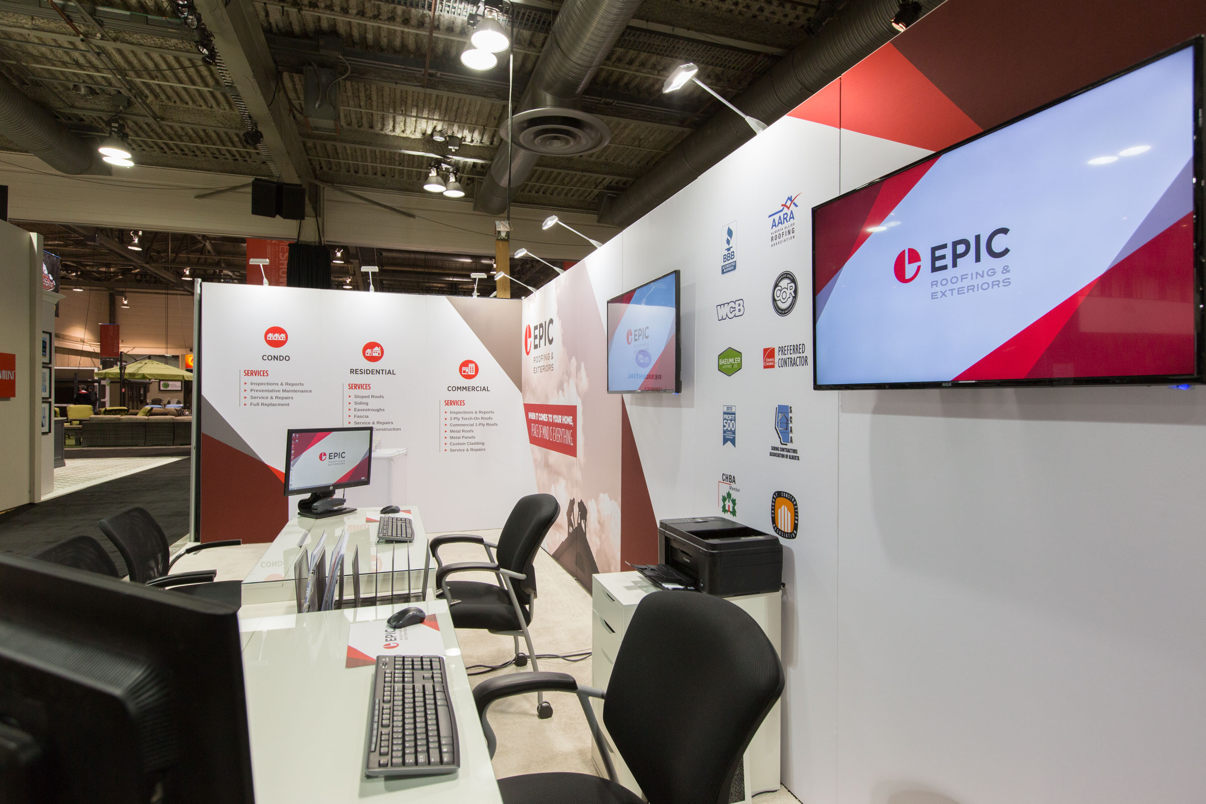 H-line 10' x 20' Exhibit - Epic Roofing