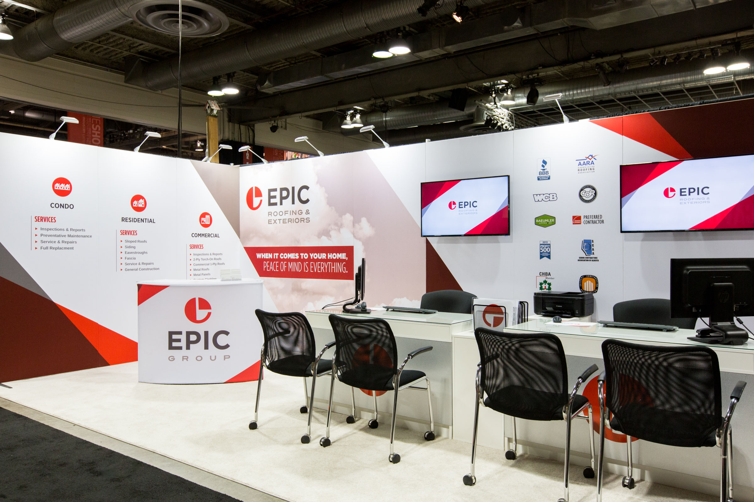 H-line 10' x 20' Exhibit - Epic Roofing